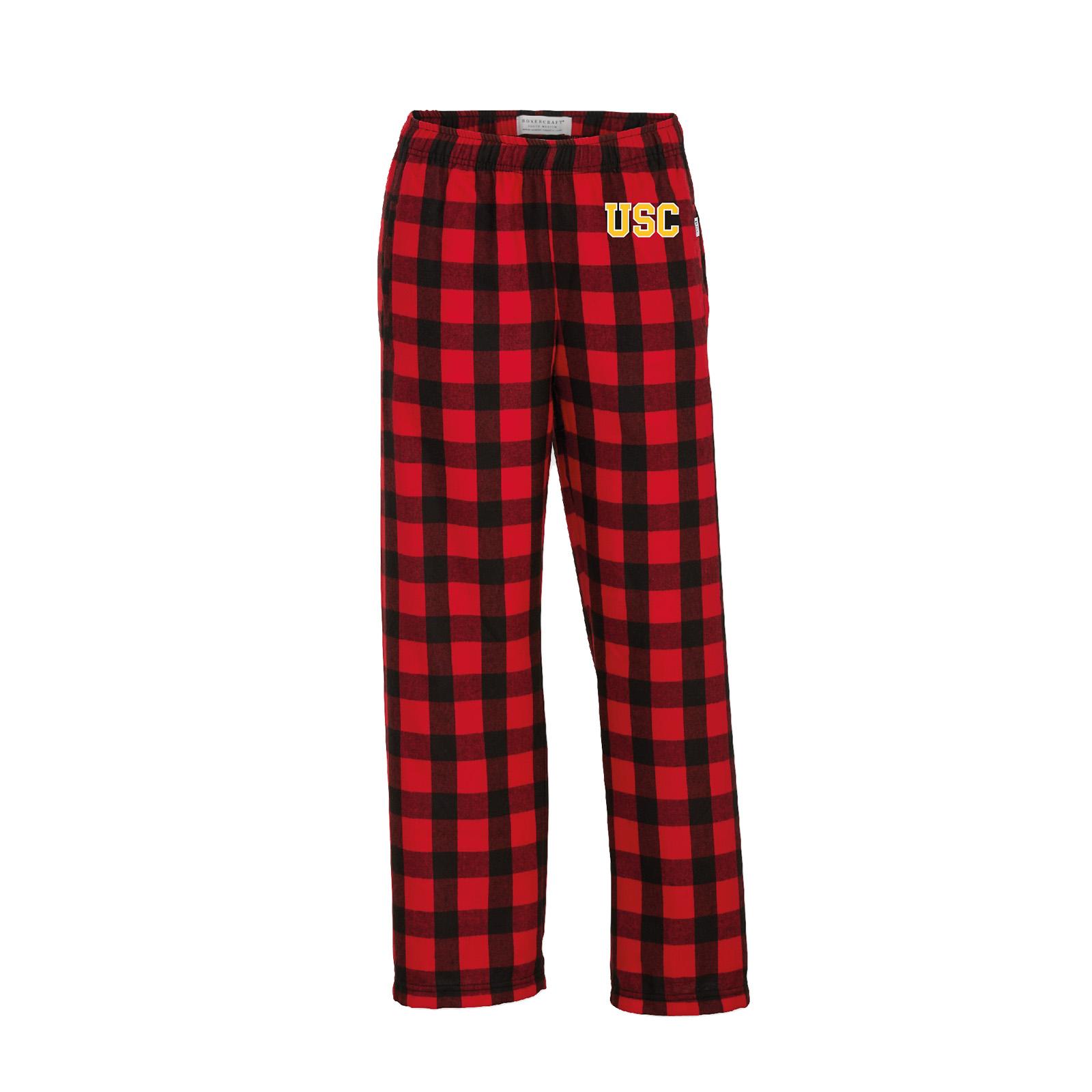 USC Trojans Youth Cardinal Poly Flannel Pajama Pant USC Bookstores